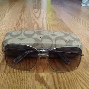 Coach Talia Gunmetal Sunglasses